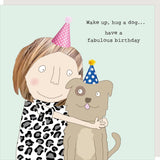 Hug A Dog - Birthday Card