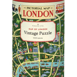 Map Of London 1000 Pce - Vintage Puzzle