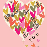 Heart Balloon - Love Card