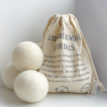 100% NZ Wool Dryer Balls - 3 Pack