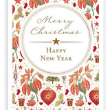 Ornaments & Flowers  - Christmas Tag