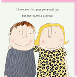 Face Bonus Valentines Card