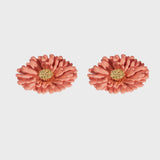 Bianca Earrings – Coral Pink