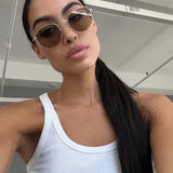 Otra Sunnies - Bowie - Gold/Brown