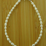 White Pearl - Irregular Shape Bracelet 4x2mm