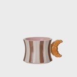 Colette Croissant Striped Mug