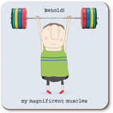 Rosie Made A Thing - Coaster - Muscles