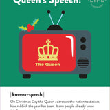 Queen's Speech - Christmas Card