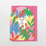 Wild Foliage - Thank You Card