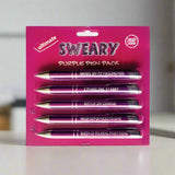 The Ultimate Sweary Pen Pack Purple
