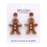 Gingerbread Man Earrings