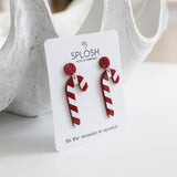 Christmas Candy Cane Earrings