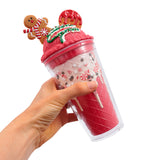 Christmas Gingerbread Red Sorbet Sipper