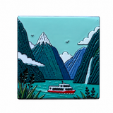 Ceramic Coaster - Milford Sound