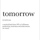 Card - Tomorrow