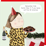 Fizz & Brownies - Christmas Card
