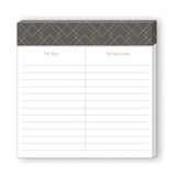 Geometrics Dark Gray Desk Pad