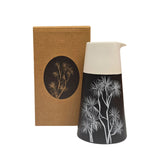 Ti Kouka White On Black - Porcelain Jug