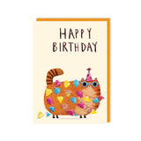 Birthday Cat Tassels - Birthday Card