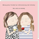 Friend Lottery - Humour Card