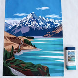 Mt Cook / Lake Pukaki - Tea Towel