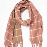 Dalia Scarf – Camel and Blush