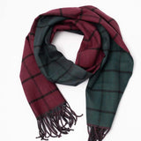 Dalia Scarf – Sangria and Teal