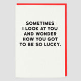 Be So Lucky - Card