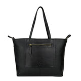 Norra Tote Bag - Black Leather