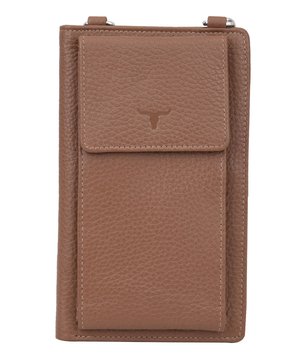 Phoebe Leather Phone Pouch / Wallet