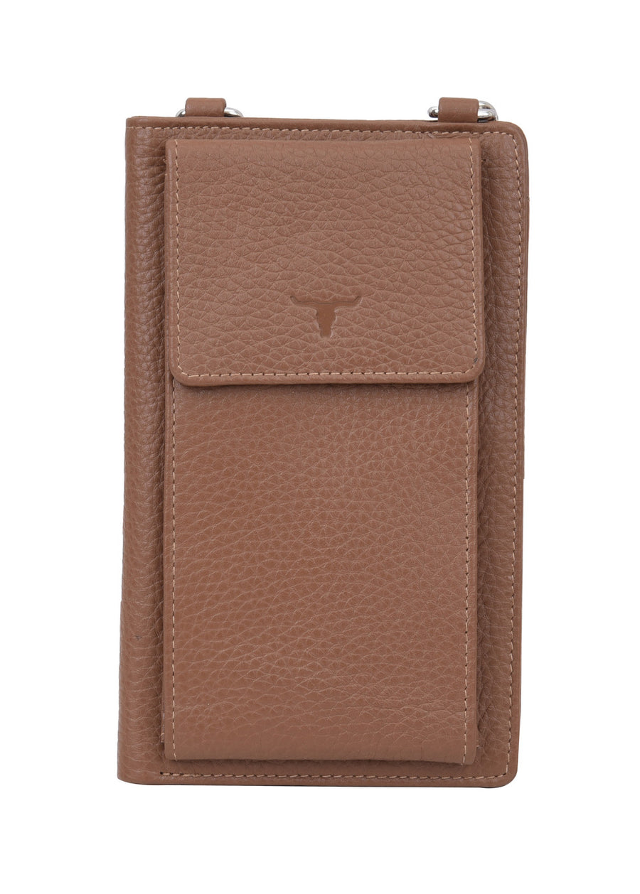 Phoebe Leather Phone Pouch / Wallet