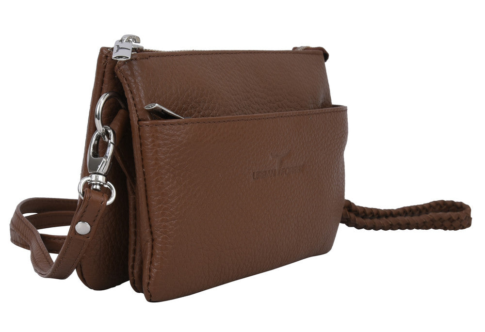 Sofie Small Leather Clutch/ Sling