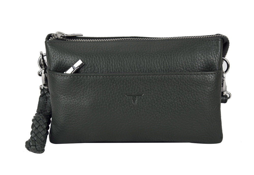 Sofie Small Leather Clutch/ Sling