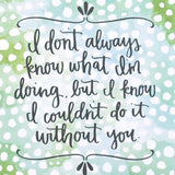 Without You Spots Card