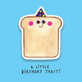 A Little Birthday Toast - Card