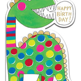 Dinosaur Happy Birthday - Card