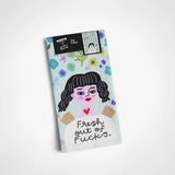 Fresh Out of Fucks Grumpy Angel Dish Towel