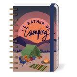 I'd Rather Be Camping Spiral Pocket Notebook