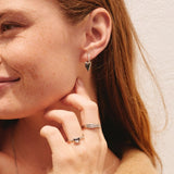 Amore Sparkle Hoops S Steel