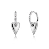 Amore Sparkle Hoops S Steel