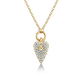 Amore Sparkle Necklace L Gold