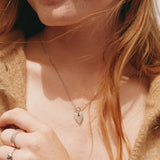 Amore Sparkle Necklace L Steel