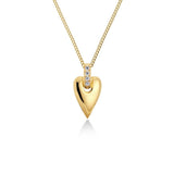 Amore Sparkle Necklace S Gold
