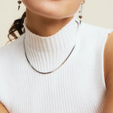 Herringbone Chain 45 cm Steel