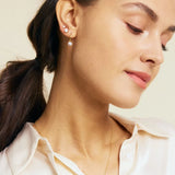 Crown Studs Gold