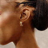 Grace Hoops L Gold