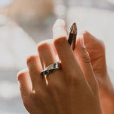 Helix Ring Steel