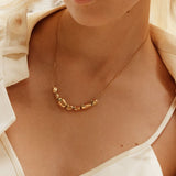 Leora Necklace Multi S Gold