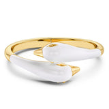 Lovebirds Bangle Gold/White