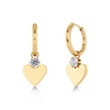 Love Spark Hoops Gold Love Spark Hoops Gold